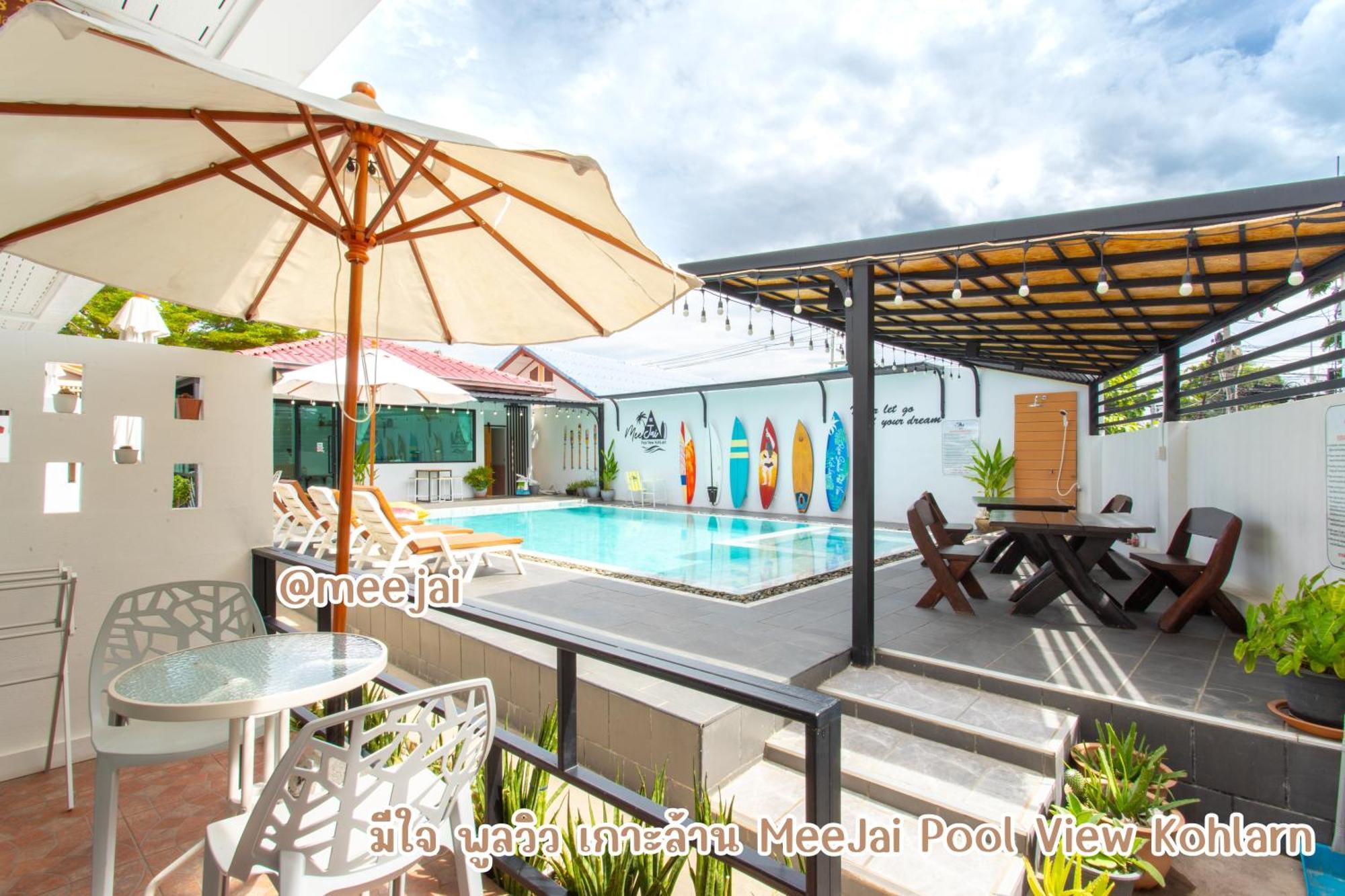 มีใจ พูลวิว เกาะล้าน Meejai Pool View Kohlarn Hotel Exterior foto