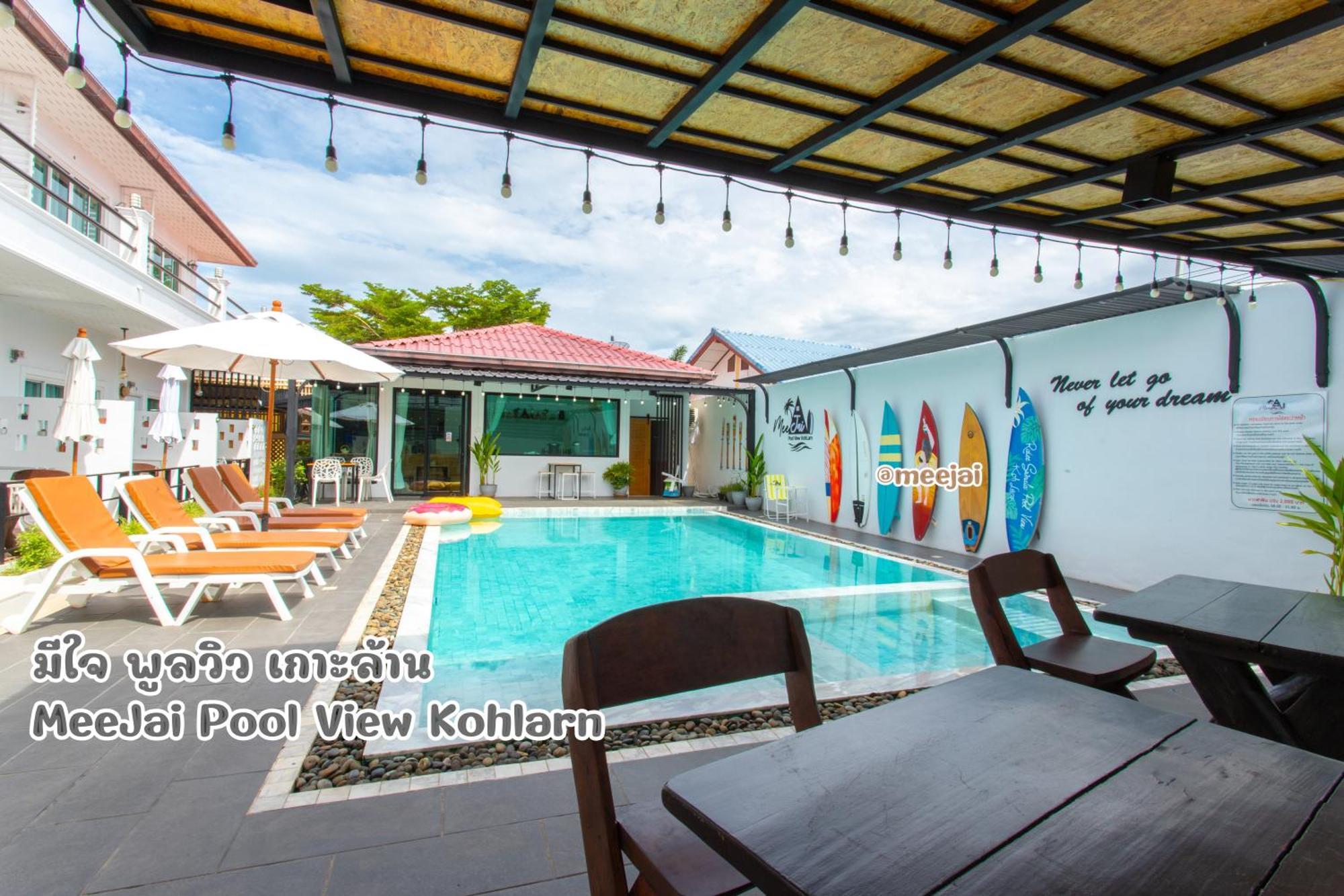 มีใจ พูลวิว เกาะล้าน Meejai Pool View Kohlarn Hotel Exterior foto